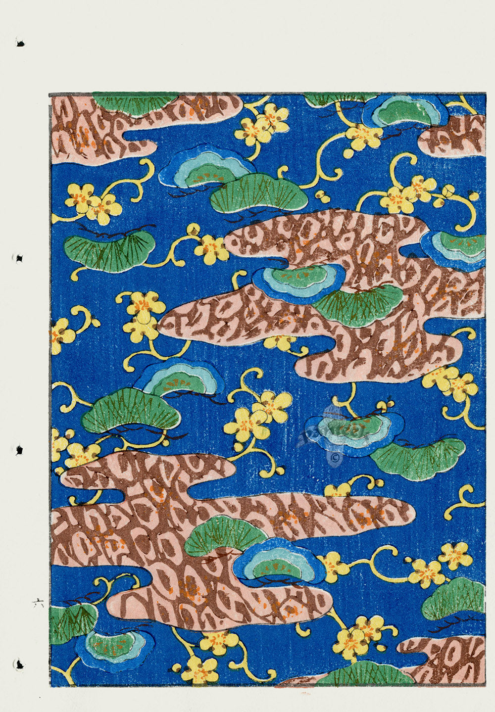 Shin-Bijutsukai Magazine Yellow Florals