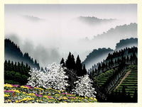 Shufu Miyamoto  Shunpu, Spring Wind - Panteek Antique Prints