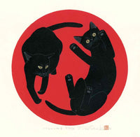 Tadashige Nishida Action Red - Panteek Antique Prints