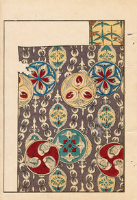 Tanaka Yohu Woodblock 1892 Cranes Tsuru Good Luck, Longevity - Panteek Antique Prints