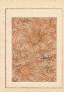 Tanaka Yohu Woodblock 1892 Floral Design - Panteek Antique Prints