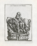 Thomassin Statues of Versailles Antique Print Horses - Panteek Antique Prints