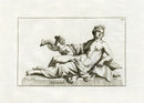 Thomassin Statues of Versailles Antique Print River, Horn - Panteek Antique Prints