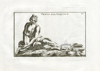 Thomassin Statues of Versailles Antique Print Venus, Shell - Panteek Antique Prints