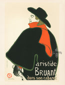 Toulouse Lautrec Original Sauret Poster Aristide Bruant - Panteek Antique Prints