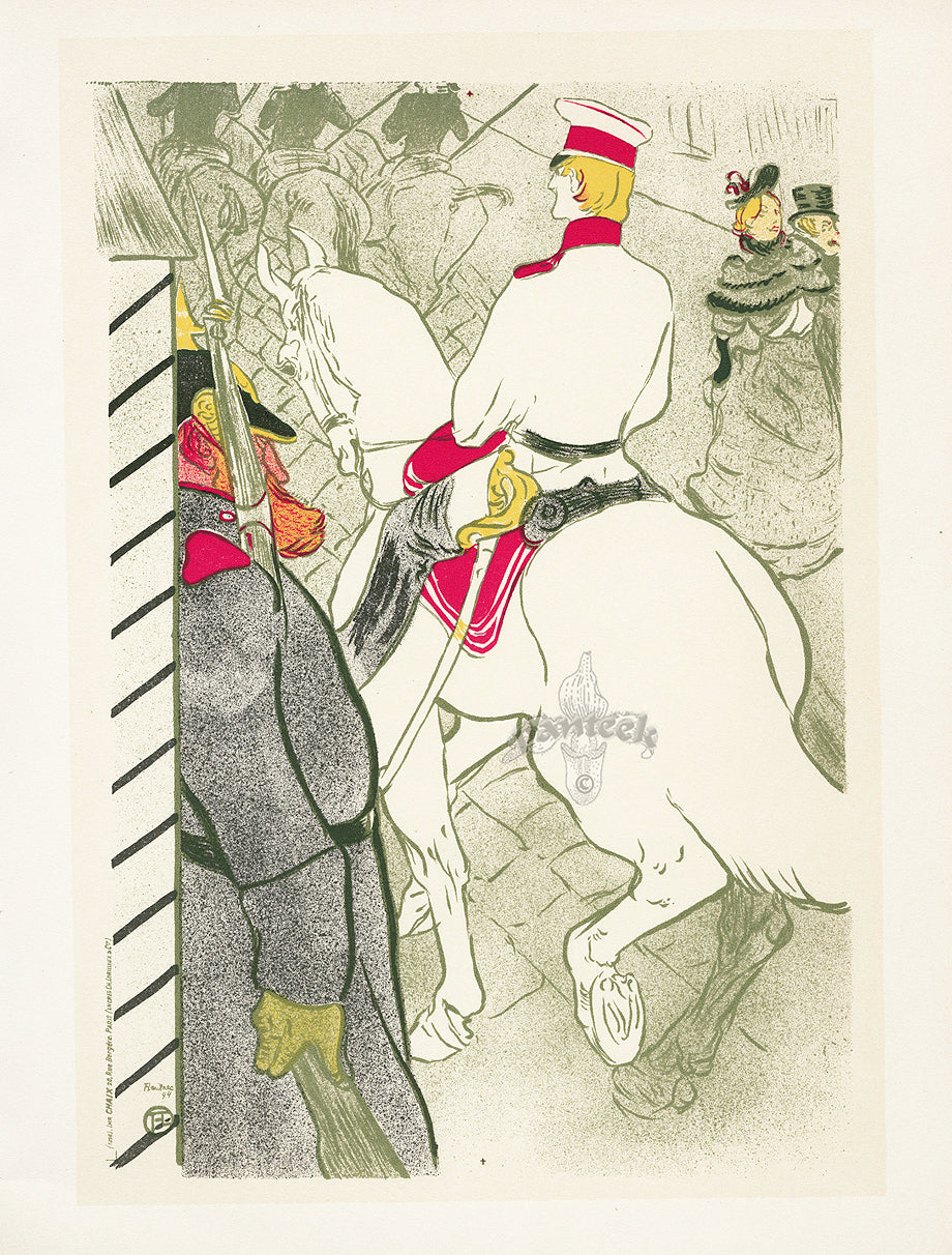 Toulouse Lautrec Original Sauret Poster Babylone d'Allemagne