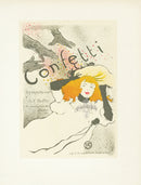 Toulouse Lautrec Original Sauret Poster Confetti - Panteek Antique Prints