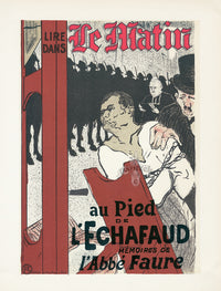 Toulouse Lautrec Original Sauret Poster Le Matin - Panteek Antique Prints