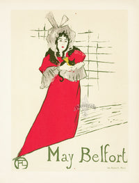 Toulouse Lautrec Original Sauret Poster May Belfort - Panteek Antique Prints