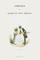 Varin Butterfly People 1852 Adventures of Wasp & Hornet - Panteek Antique Prints