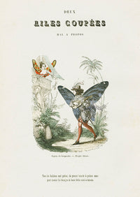 Varin Butterfly People 1852 Clipped Wings - Panteek Antique Prints