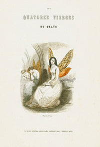 Varin Butterfly People 1852 Fourteen Virgins of the Delta - Panteek Antique Prints