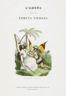 Varin Butterfly People 1852 Love in the Forest - Panteek Antique Prints