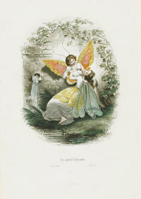 Varin Butterfly People 1852 The New Endymion - Panteek Antique Prints