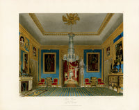 W.H. Pyne Prints 1819 Ante Room, Carlton House - Panteek Antique Prints