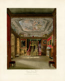 W.H. Pyne Prints 1819 Queen Ann's Bed, Windsor Castle - Panteek Antique Prints