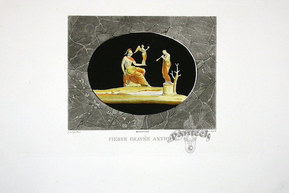 Wicar Original Mythology Print 1786 Athena