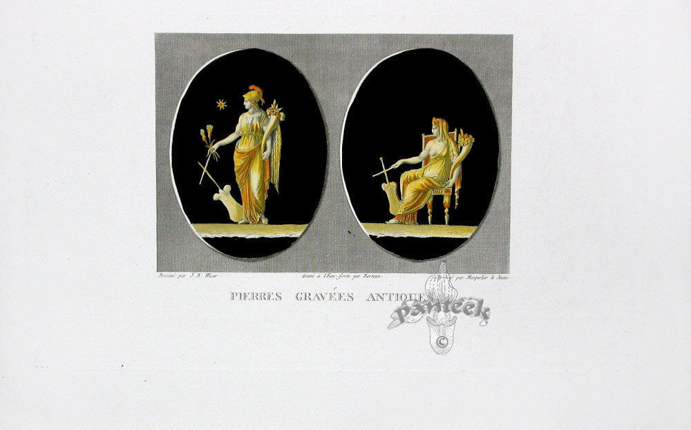 Wicar Original Mythology Print 1786 Ceres