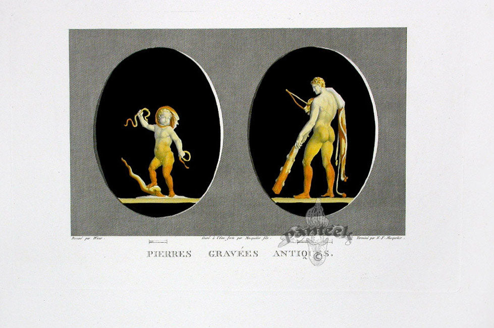 Wicar Original Mythology Print 1786 Cherub, Asp