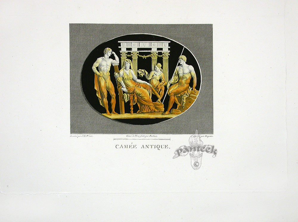 Wicar Original Mythology Print 1786 Classical Group