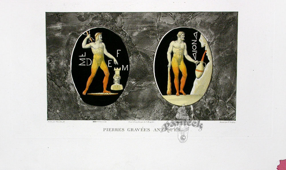 Wicar Original Mythology Print 1786 Hercules