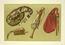 William Gibb Original Print Antique Musical Instrument Bagpipes - Panteek Antique Prints
