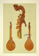 William Gibb Original Print Antique Musical Instrument Cetera Stradivarius - Panteek Antique Prints