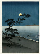 Yoshimune Arai Moonlight Night 1930 Lifetime Edition - Panteek Antique Prints