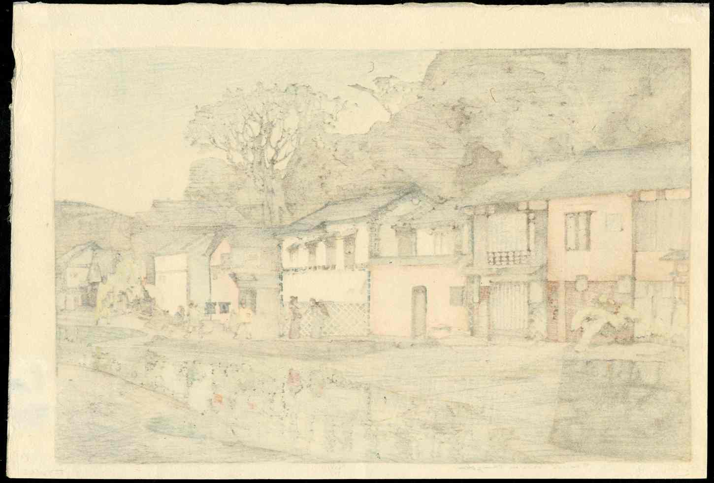 Hiroshi Yoshida Chugoku no komachi Chugoku District Life Time Edition - Panteek Antique Prints