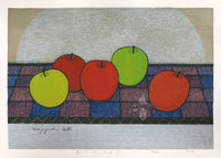 Kazuyuki Ohtsu Five Apples - Panteek Antique Prints