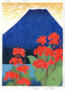 Kazuyuki Ohtsu Fuji and Canna - Panteek Antique Prints