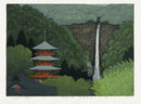 Kazuyuki Ohtsu Nachi Falls, Seigantoji - Panteek Antique Prints