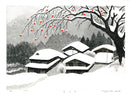 Kazuyuki Ohtsu Village in Snow - Panteek Antique Prints