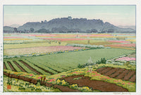 Toshi Yoshida Castle in Spring - Panteek Antique Prints