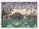 Toshi Yoshida Half Moon Bridge - Panteek Antique Prints