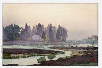 Toshi Yoshida Haru, Morning in Spring Lifetime Edition - Panteek Antique Prints