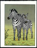 Toshi Yoshida Zebras from Africa Series Lifetime Edition - Panteek Antique Prints