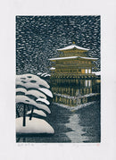 Rei (Ray) Morimura Print Kinkakugi, Golden Temple 2012 - Panteek Antique Prints