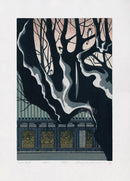 Ray Morimura Original Woodblock Sanjusangendo 2003